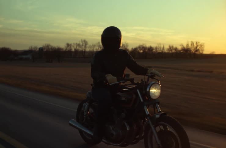 A clip of a rider riding a bike