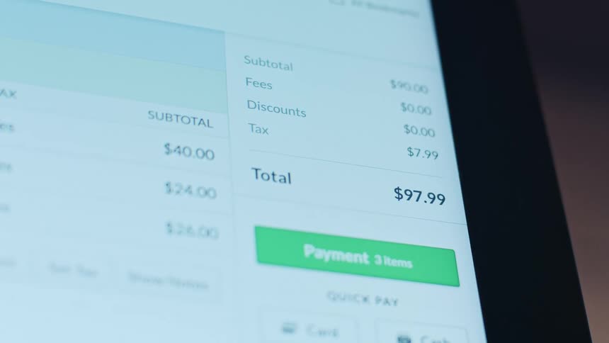 The price on the screen keeps going up for the order