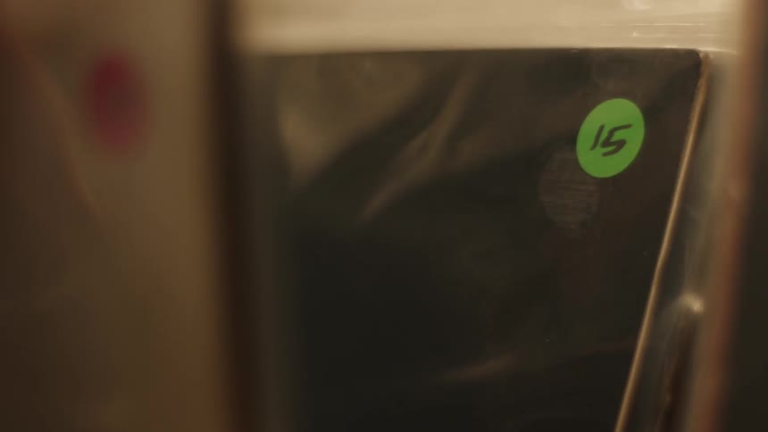 A footage of a person browsing through objects