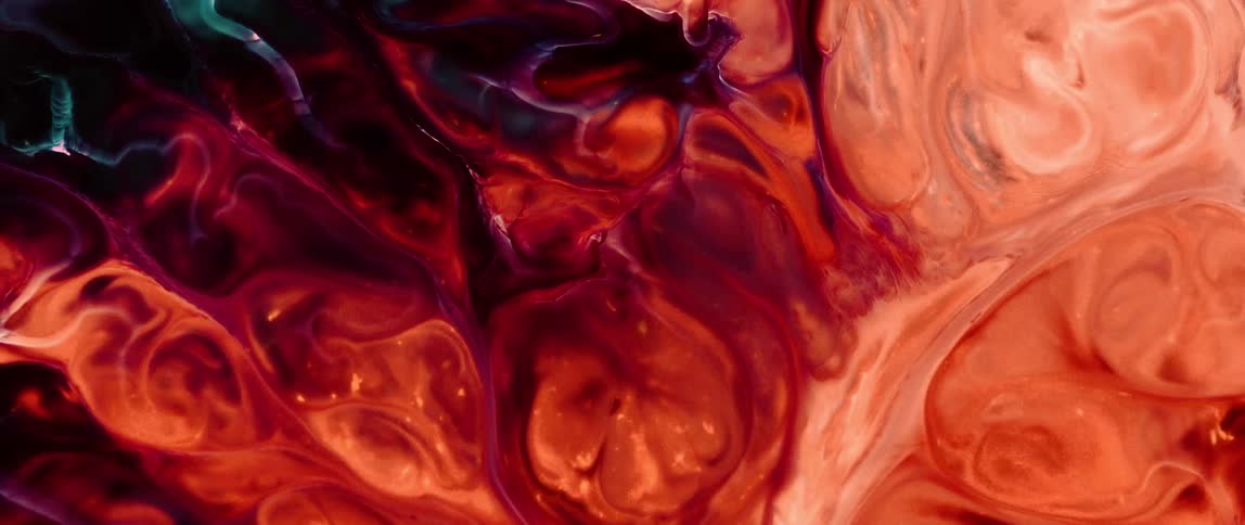 Abstract paint in reddish color bubbling