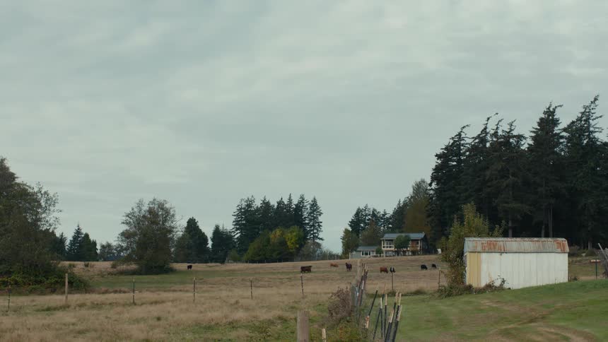 A footage of a rural farm community