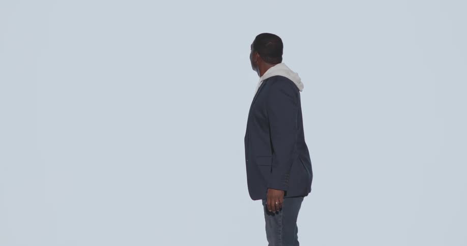 A clip of a male presenter