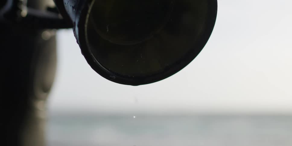 A clip of a water droplet