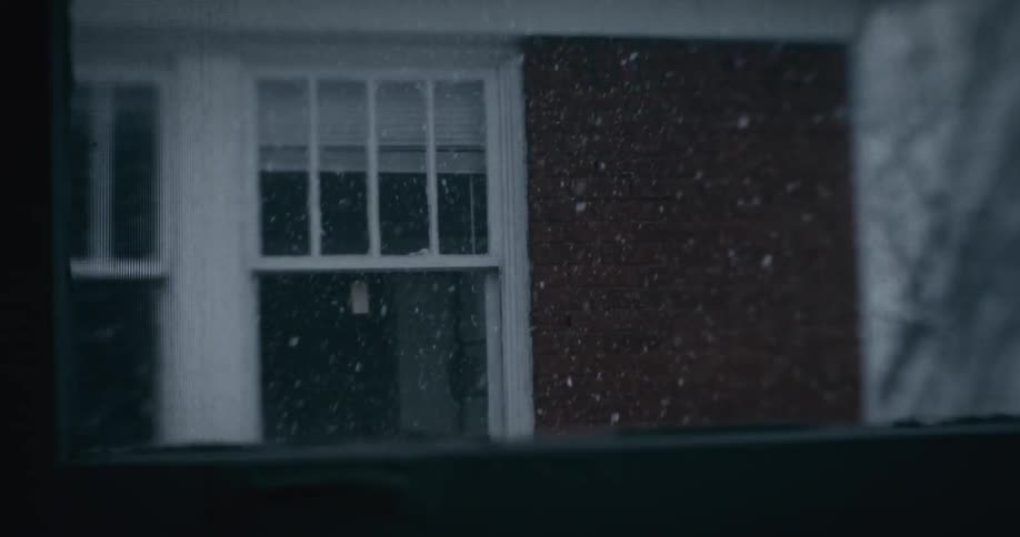 A footage of a house during winter