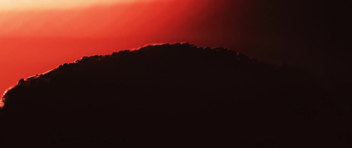Abstract silhouette with smoke