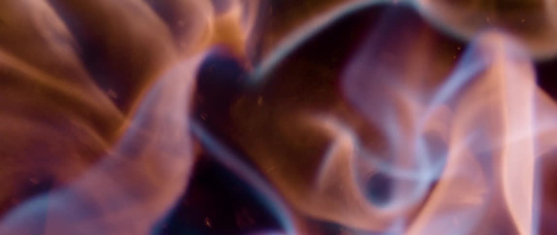 Abstract close up of fire flames