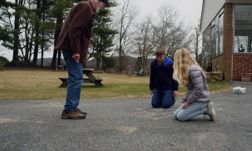 A footage of people playing