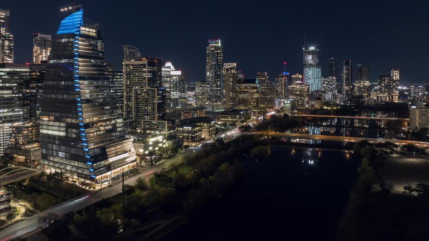 A night view of a metropolis