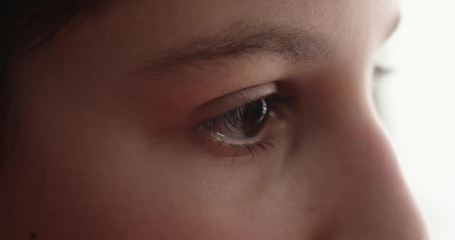 Close up of a girls eyes