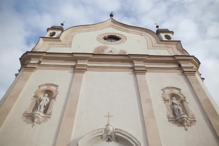Facade of a classical church