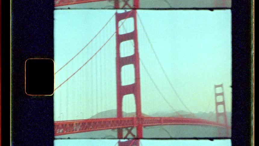 Golden gate bridge with its red structure standing out against the sky