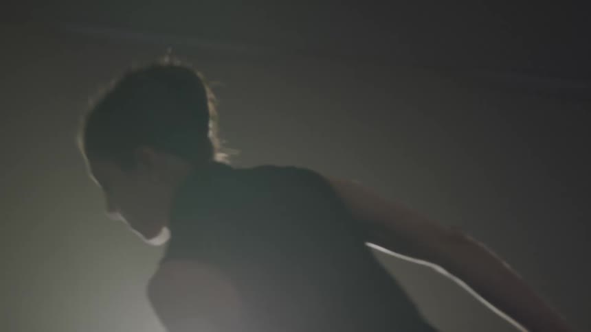 Ballerina spinning in a choreography rehearsal