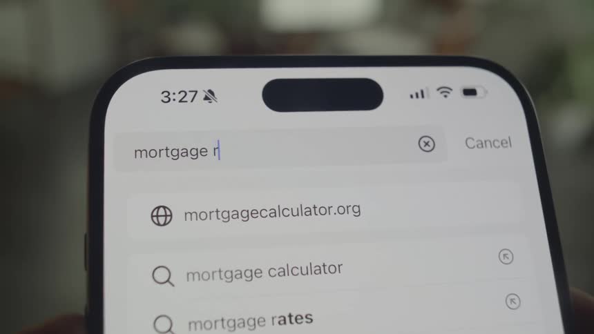 Text being typed on a smartphone screen