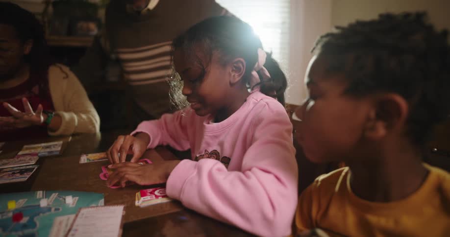 A footage of kids plying with toys