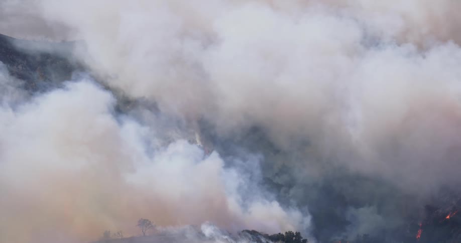 A clip of a smoky area