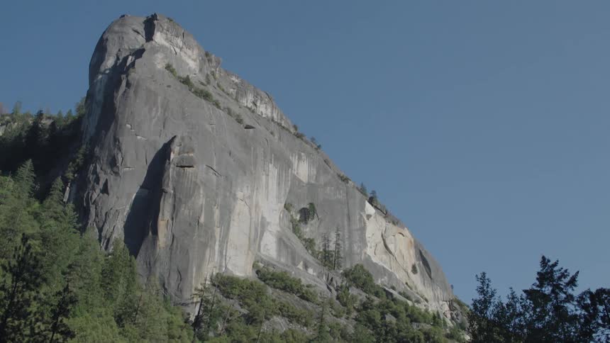 A rocky jagged cliff side