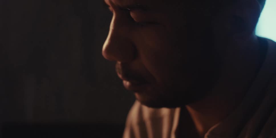 A close up clip of a persons face