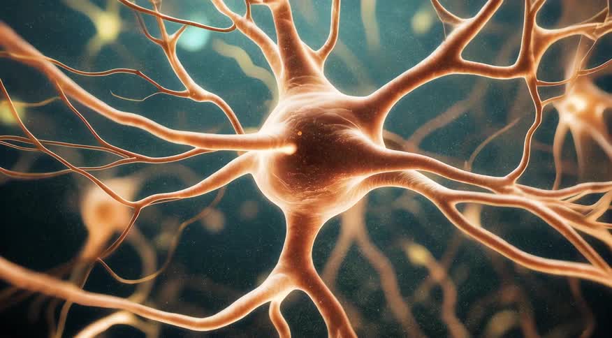 The nerves glow and float