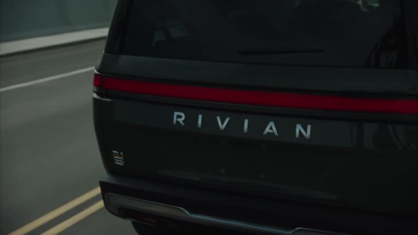 The back of an suv