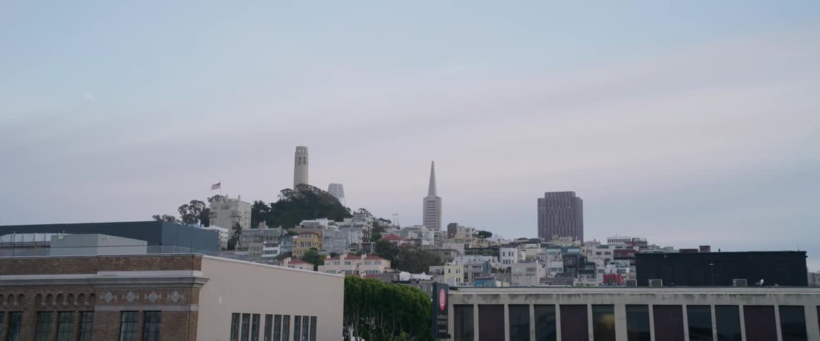 View of a city with a skyline