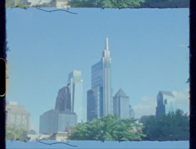 A footage of a city