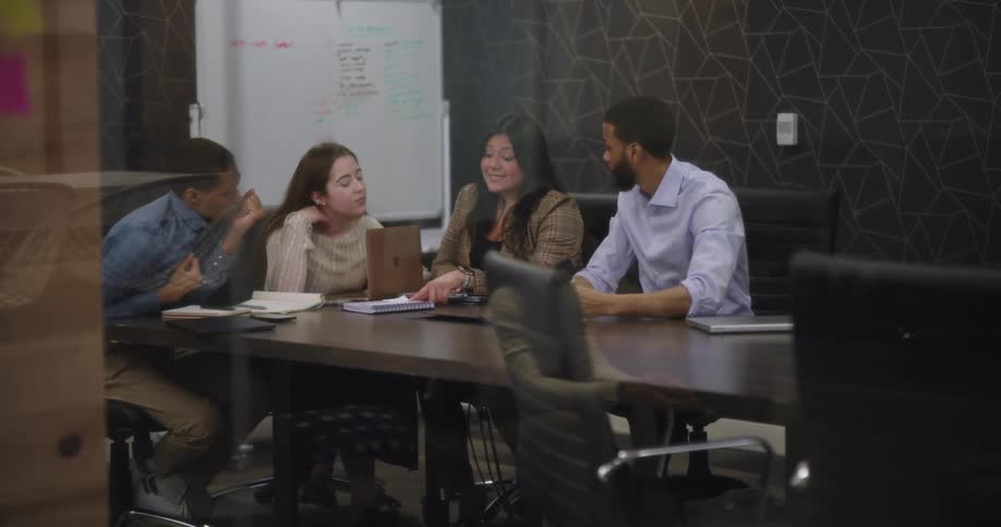 People arguing with each other in the office