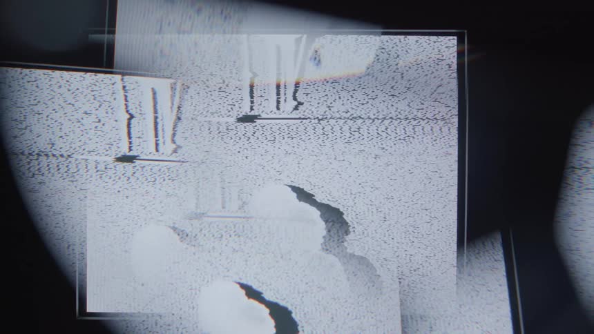 A blur areal footage of trees