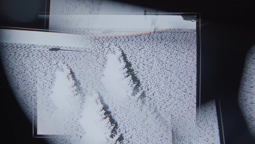 Graphics of distorted white images