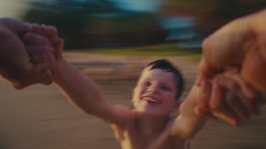 Flying Through the Air in a Moment of Pure Fun