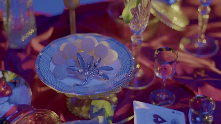 A clip of desert served