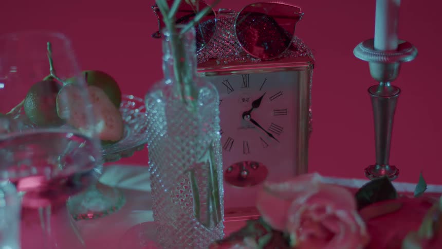 Various items are all over the table