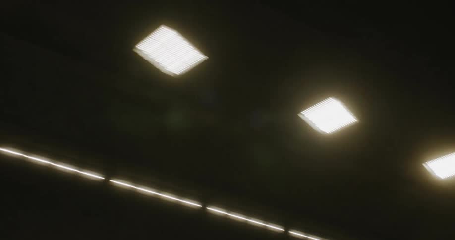 Lights from a gallery