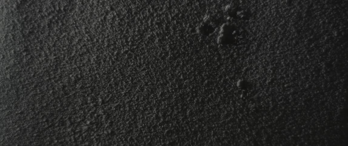 The dirt below vibrates and moves around