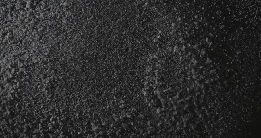 The dirt below is vibrating and moving around
