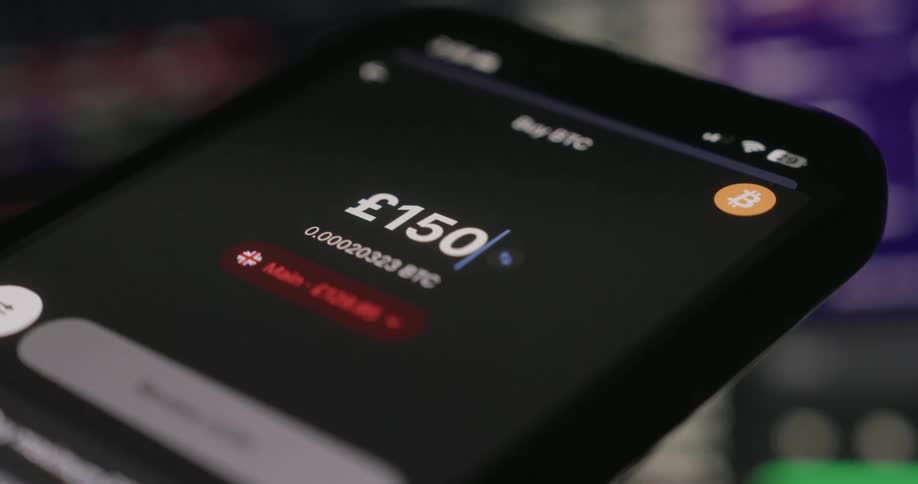 A person is working on an app on their cellphone