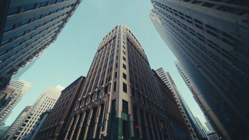 Buildings crowd the sky in the metropolis