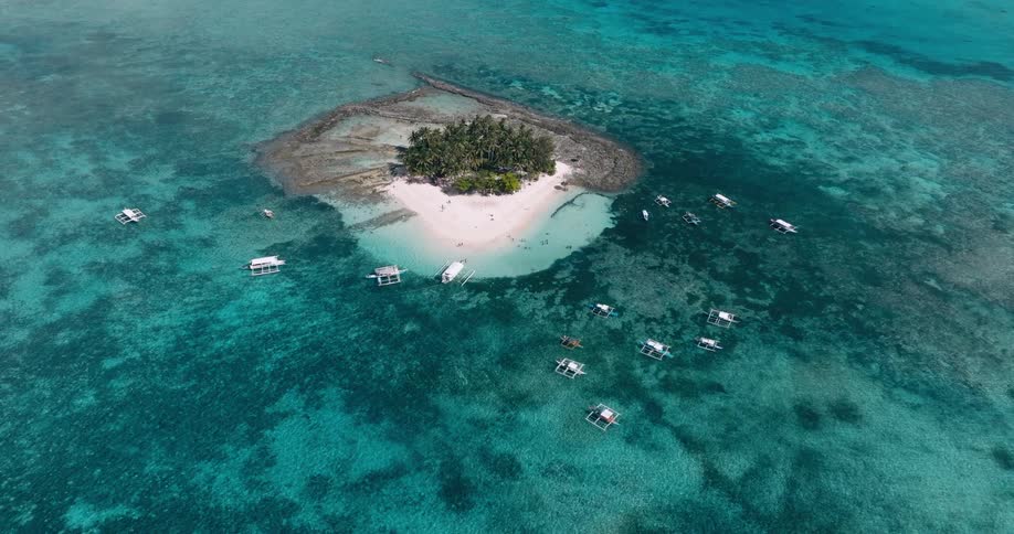Island in the middle of the sea
