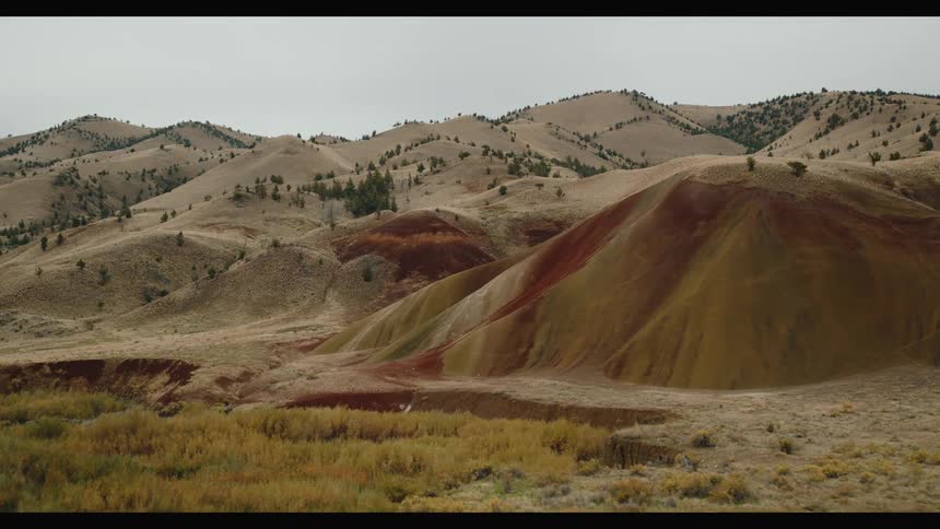 A footage of a valley