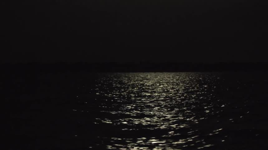 Darkness covers the ocean