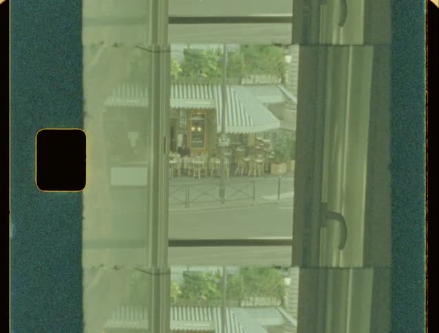 A door leads to the terrace over the city