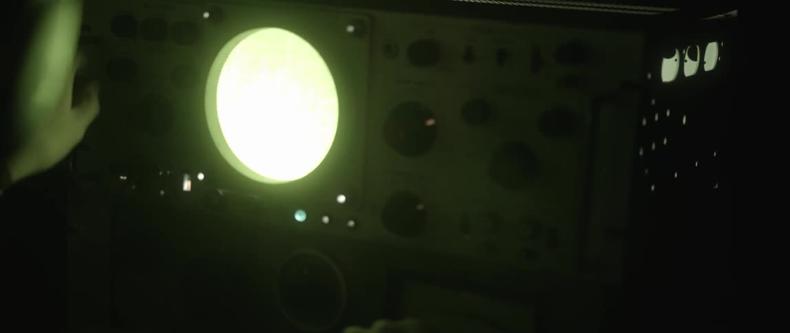 Man tinkers with a equipment