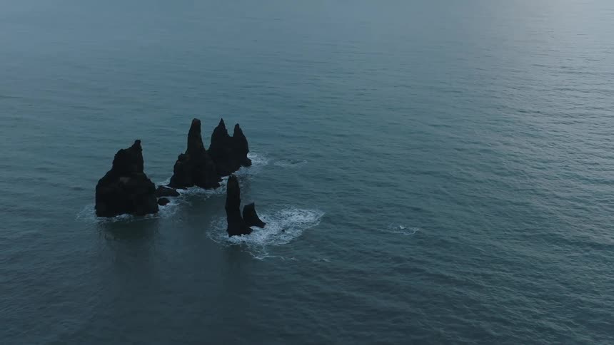 View of a sea with rocks