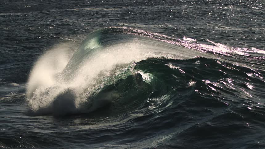 A footage of s sea wave