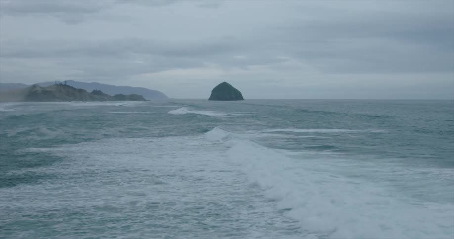 View of a winter sea