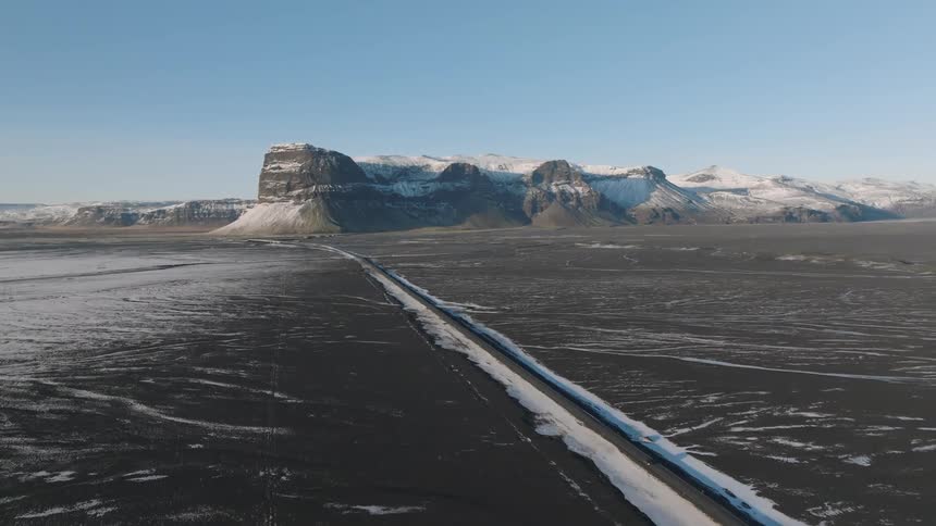 A footage of a valley