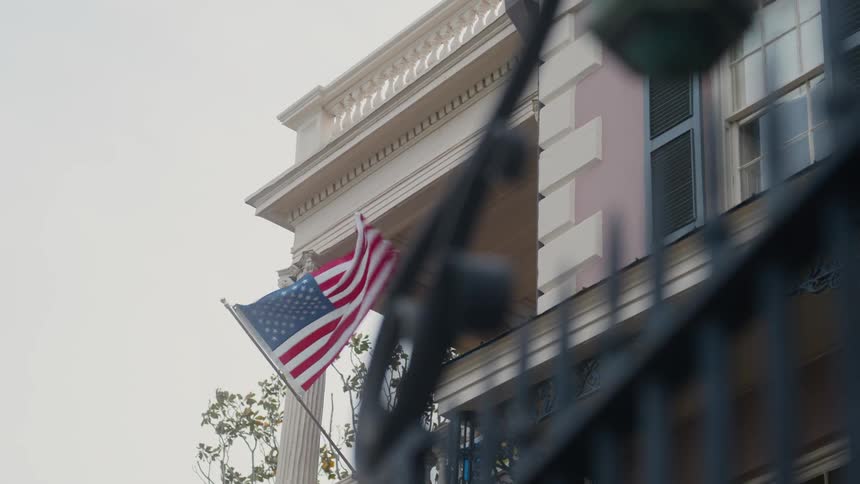 A footage of a usa building