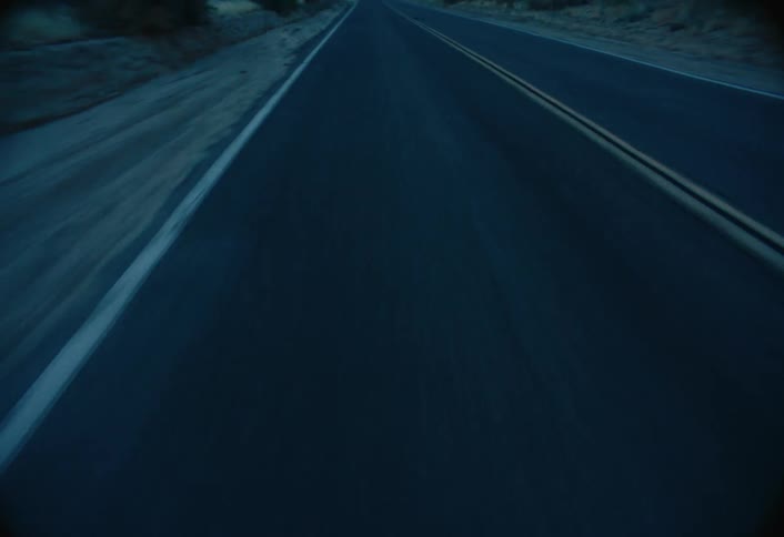 A footage of a tarred road