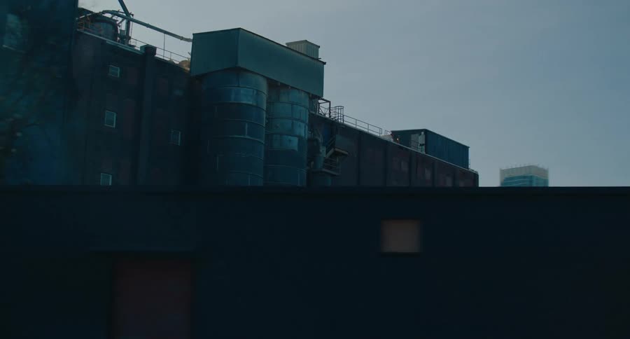 Driving around a large factory