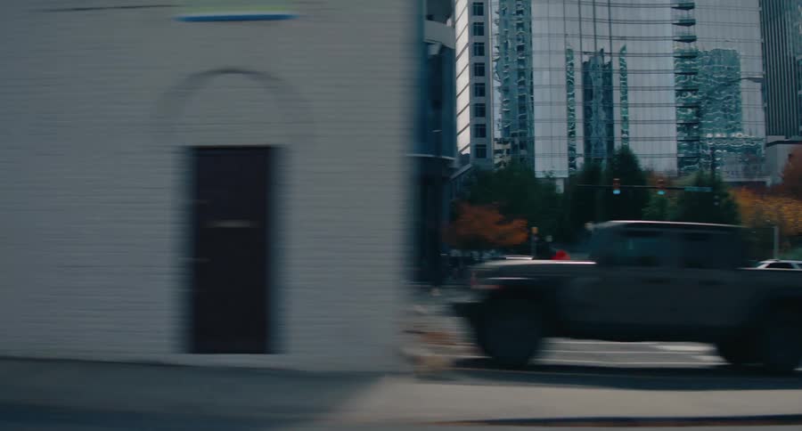 A footage of a city