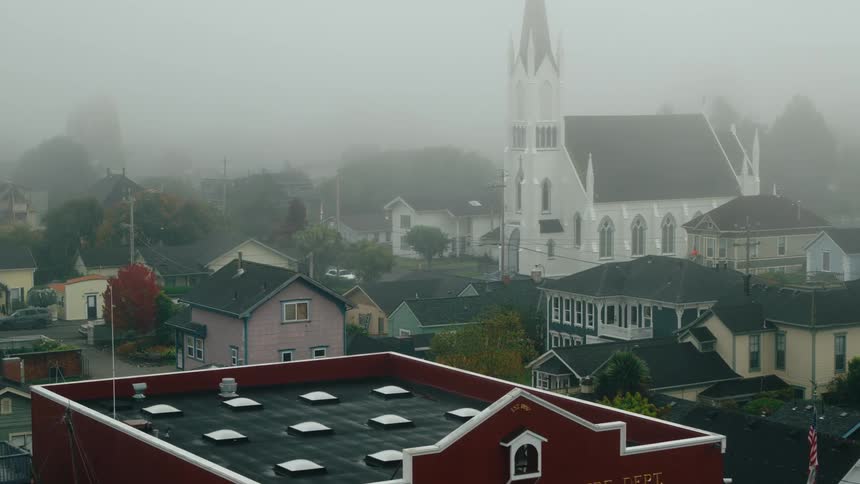 A footage of a community